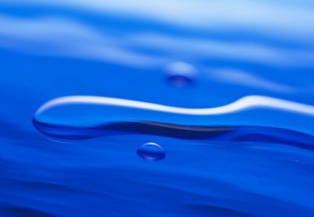 13 - abstract, droplets, water, blue