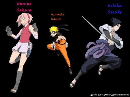 Old Team 7 Reunited - old team 7 reunited, sasuke, sakura, naruto