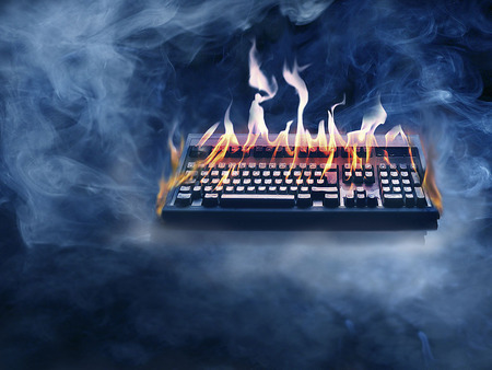 Ahhhhh! My Keyboards On Fire!