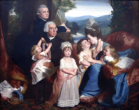 John Singleton Copley 1738–1815. 'The Copley family' - children, costume, portrature, family