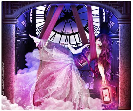 Time Guardian - fantasy, pink