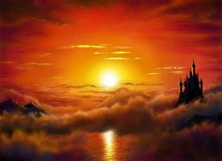 Castle in the Clouds - fantasy, castle