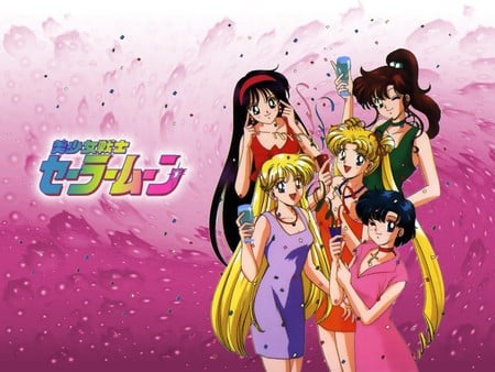 Bishoujo Senshi Sailor Moon - girls, cute, group, sailormoon, female, anime, anime girl, girl