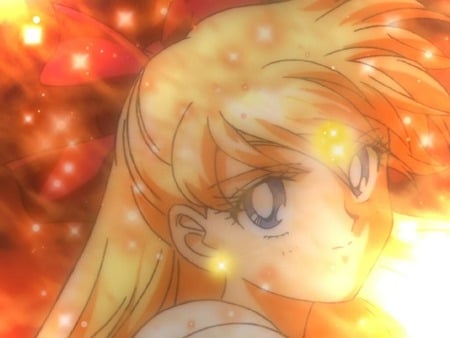 Venus - sailormoon, anime, anime girl, female, yellow, girl, cute, sailor venus