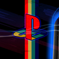 Playstation Logo with PS3 model