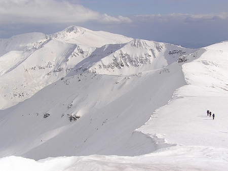 Somewhere In My Beautiful Country - sky, winter, mountains, white, nature, romania, clouds, snow, beautiful