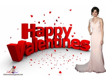 Happy Valentine's Day - selena gomez, actress, hearts, singer