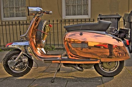 Old time classic - moto, vespa