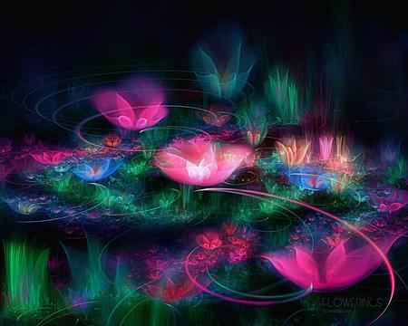 fantastic abstract flowers wallpaper 1280x1024. jpg - flowers, colors, pretty, abstract