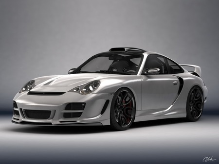 Porsche 911 996 Top Art Concept - porsche, porsche 996 top art concept