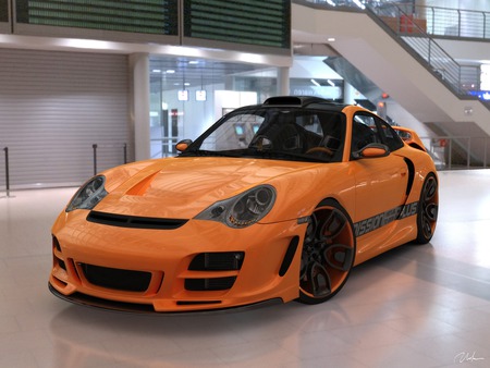 Porsche 911 996 Top Art Concept - porsche, porsche 996 top art concept