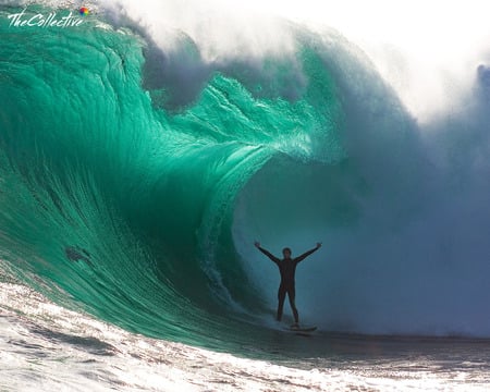 the wave - ocean, surfer, sea, wave