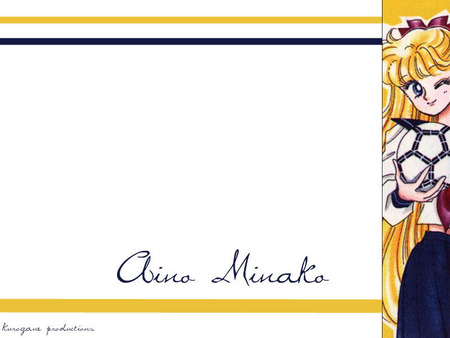 Aino Minako - sailormoon, anime, anime girl, female, ball, girl, cute, sailor venus