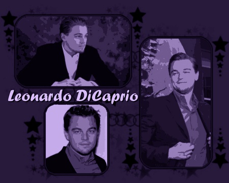 Leonardo DiCaprio - collages, leonardo dicaprio, abstract