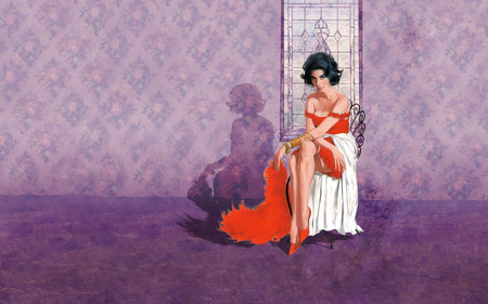 Female Model No.2 by McGinnis - classic, robert mcginnis, vintage