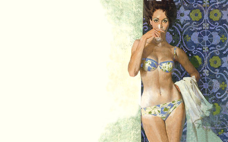 Female Model No.7 by McGinnis - robert mcginnis, vintage, classic