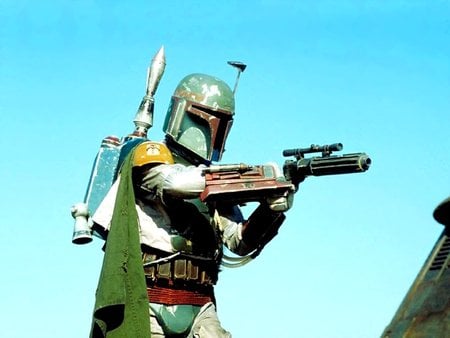 Bobba Fett - star wars, aliens, battles, space, epic, fantasy, fiction, return of the jedi, vintage, classic, sci fi, movies, action, adventure, cinema