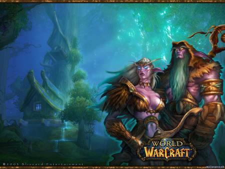 World Of Warcraft - elf, female, warrior, video game, fantasy, world, cg, hd, of, video, game, warcraft, world of warcraft