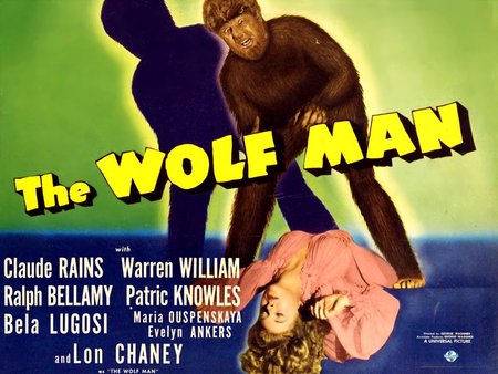 The Wofman  - vintage, 40s, classic, movies, cinema, wolfman