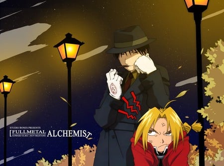 Full Metal Alchemist - eric alphonse, roy mustang, anime, full metal alchemist