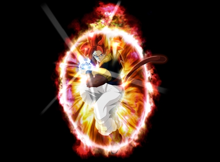 gogeta ssj4  Dragon ball super wallpapers, Dragon ball art goku