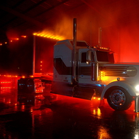 Nite-Light,	Kenworth At Night
