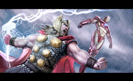 Thor and Ironman - comics, marvel