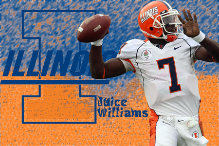 Juice Williams - juice, williams, qb, bowl, good, illinois, rose