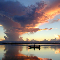 Fishing at dawn