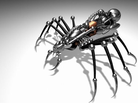 Spider - spider, digital, 3d