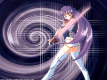 LaserBabe - anime, girl, hot, laser