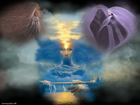 shadows of the spirits - all spirits, peacepipe, sacred spirits, as one