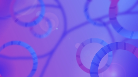 Fuzzy circles - calm, abstract, circles, purple, blue, simple