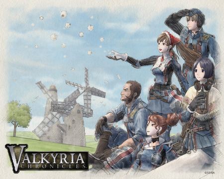 Valkyria Chronicles - alicia, welkin, valkyria chronicles, group