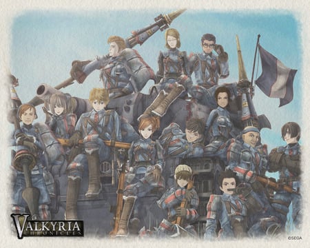 Valkyria Chronicles - group, valkyria chronicles