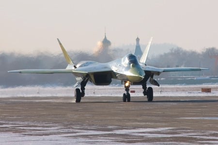 Sukhoi T-50 - sukhoi, pak fa, t-50, prototype