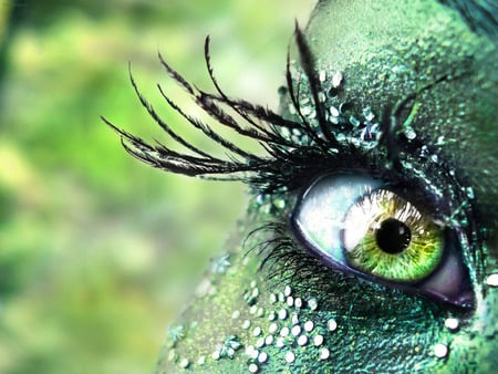 Fantastic Makeup - green, eye, fantastic, makeup