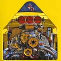 Big Block Chevy Engine Compartment