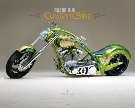 Razor Gun Custom-Bike - bike, chopper, custom