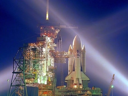 NASA Space Shuttle - nasa space shuttle, cool, ready for lift off