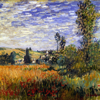 Claude Monet Landscape at Vetheuil