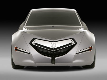 Acura Advanced  - front, car, silver, acura, sedan, advanced, prototype