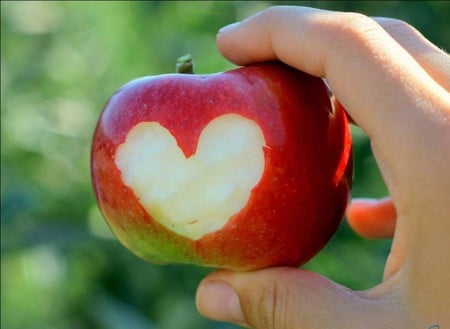 heart - love, apple, heart