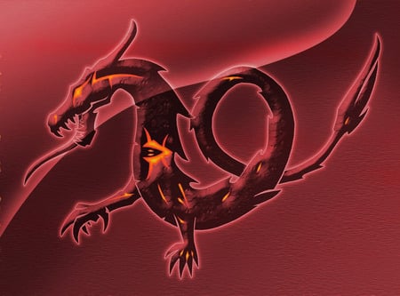 red dragon wallpaper 09. jpg - orintail, classy, dragon, red