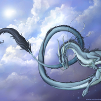 dragon sky clouds image. jpg