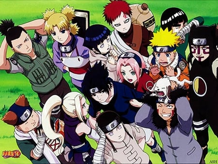 friends - anime, wallpaper, naruto, team