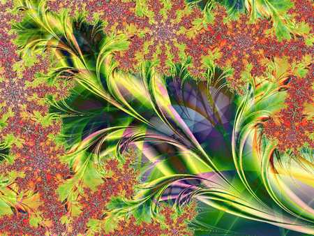 CLUSTE FRACTAL IMAGE - pastel, color, paisley, cluster