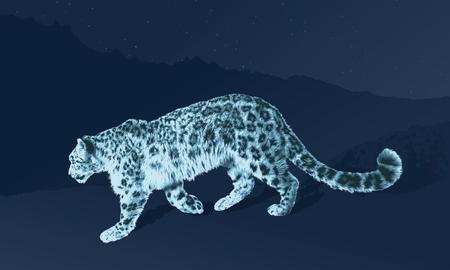 Leopard - cat, leopard, abstract