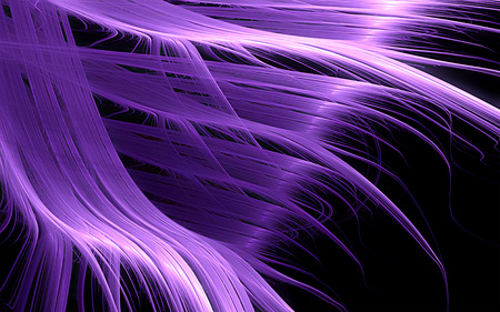 Purple Frillies - purple, 3d and cg, abstract, black