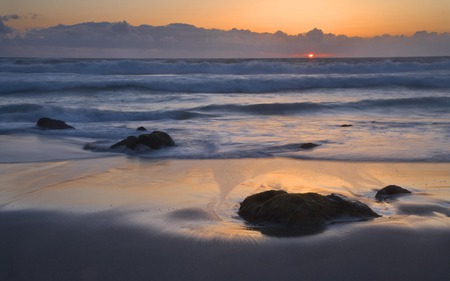 Summer Beach - nature, ocean, beach, scenic, skies, scenery, summer, coast